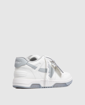Off-White Білі шкіряні кросівки Out Of Office W259C9L018