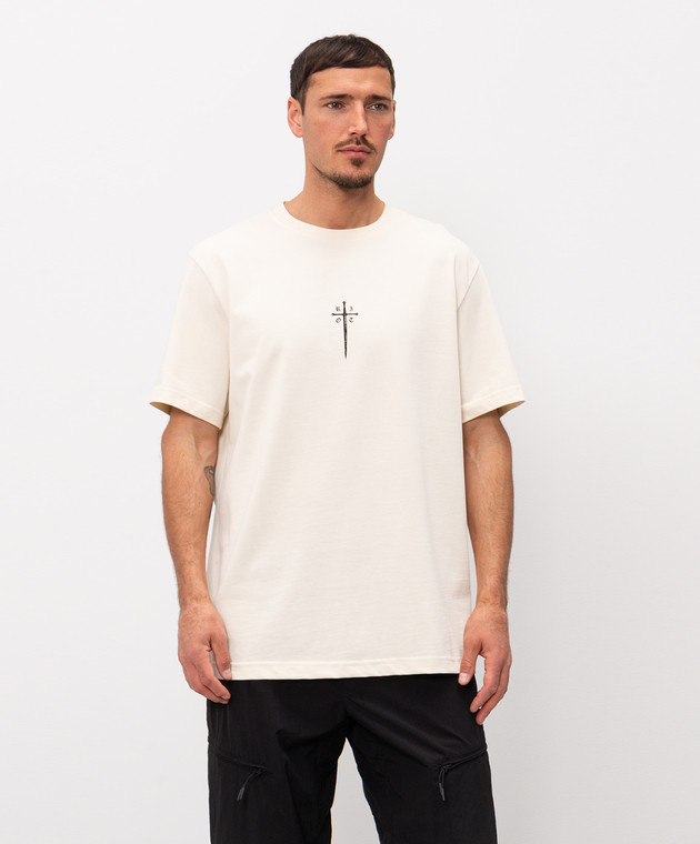 Riotdivision Бежева футболка Trident Of Blades RDTRDBLDTS зображення 3