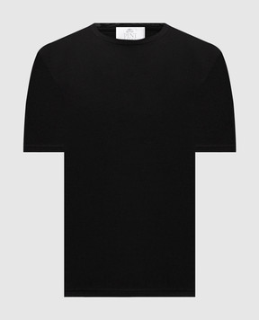 Pini Parma Чорна футболка прямого крою TSHJERBLACK