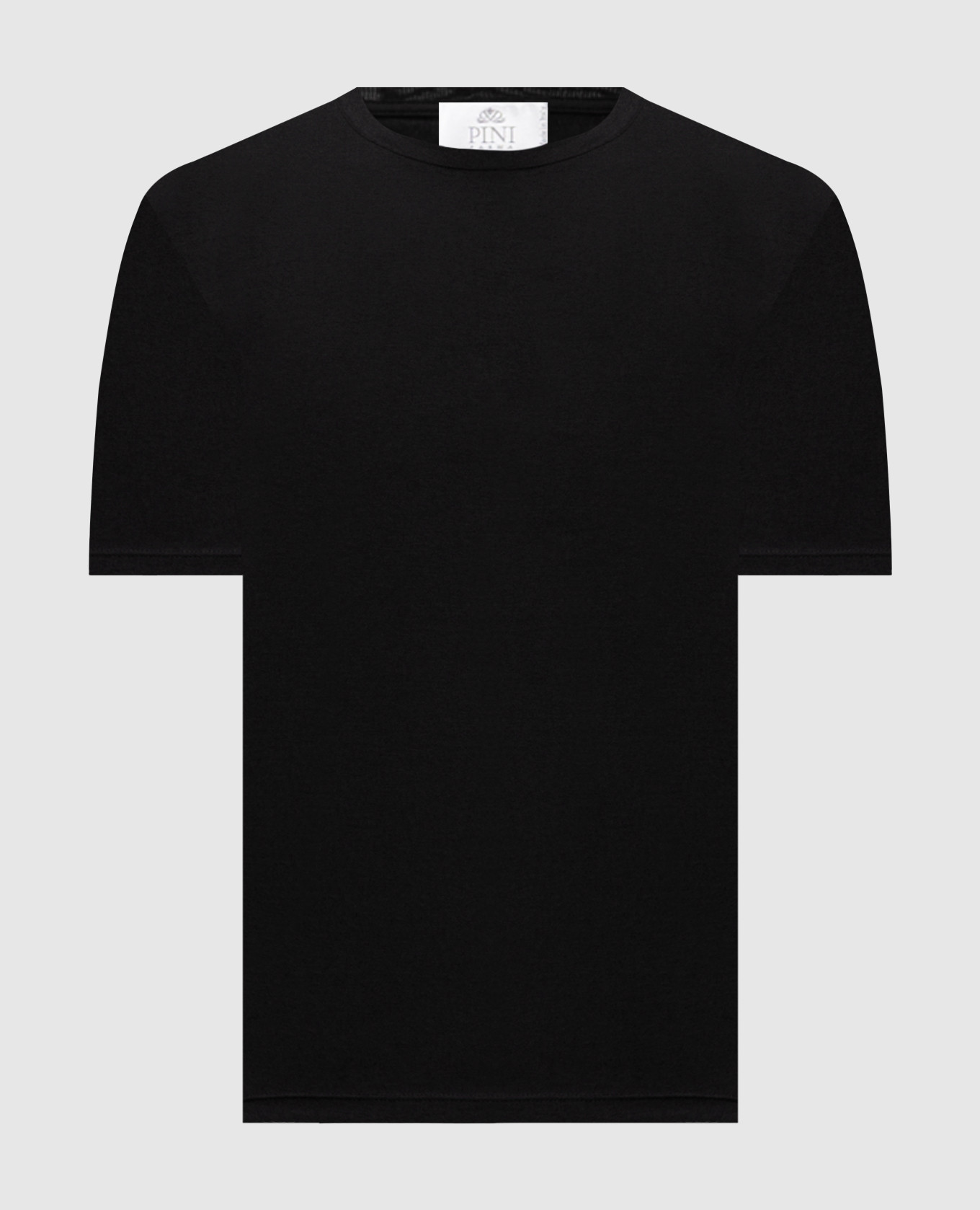 

Черная футболка прямого кроя, Черный, Футболки