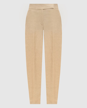 JOSEPH Бежевые штаны Aix с леном JF009742