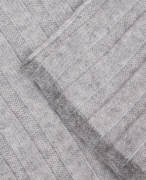 Brunello Cucinelli Серый шарф из кашемира M2240819