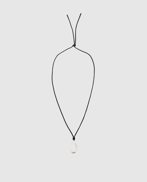 Jenny Bird Чорне намисто-шнурок Egret Rope JB1365HPSW