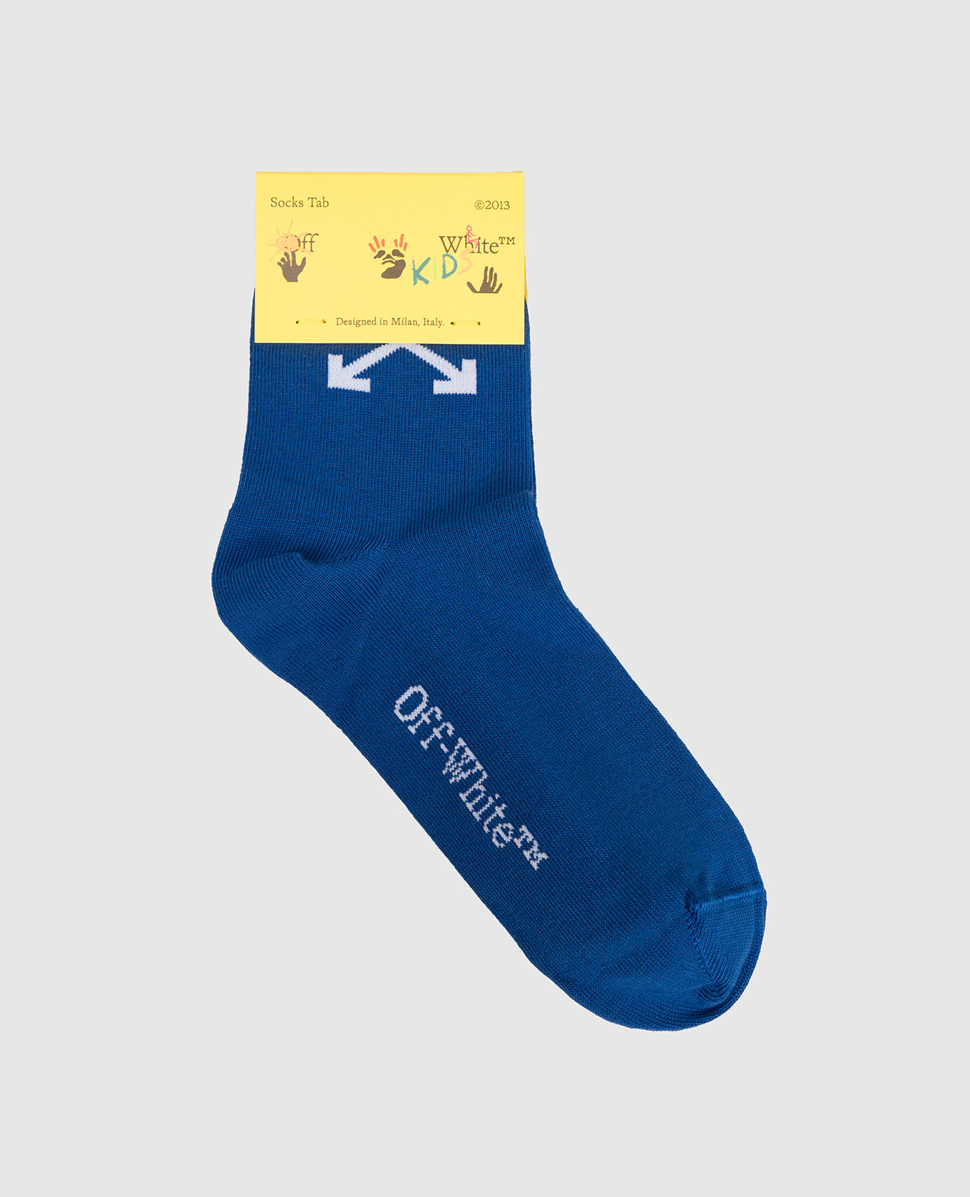 

Детские синие носки с узором эмблемы, Синий, Носки