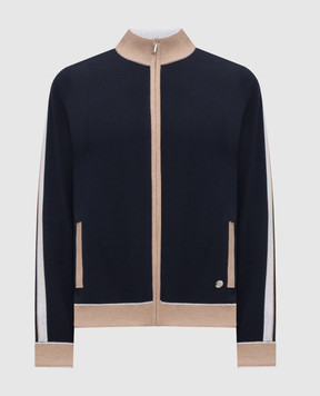 Bertolo Cashmere Синяя спортивная куртка 902347001902