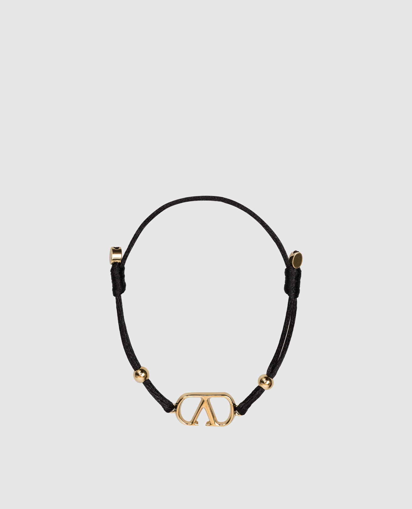 

Черный браслет-шнурок с эмблемой, Браслеты