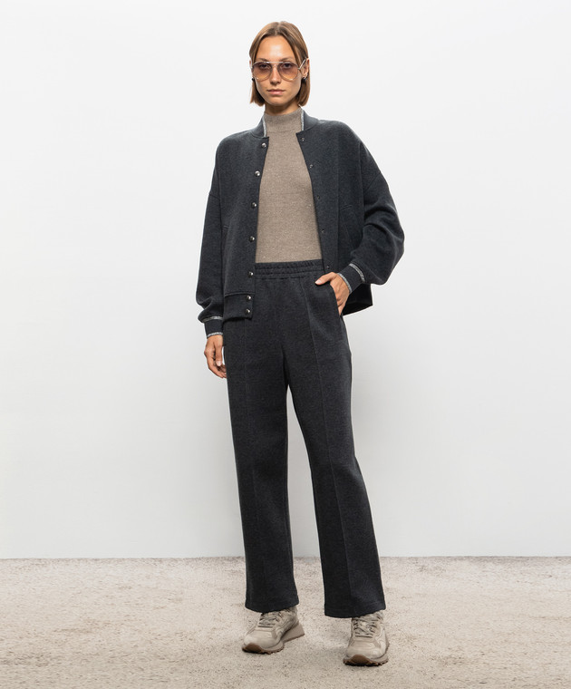 Brunello Cucinelli Серые спортивные штаны MD991B2Q99 изображение 2