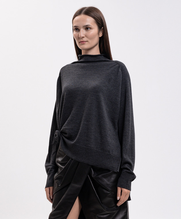 Magda Butrym Сірий джемпер з вовни KNITWEAR37LONGSL301926 зображення 3