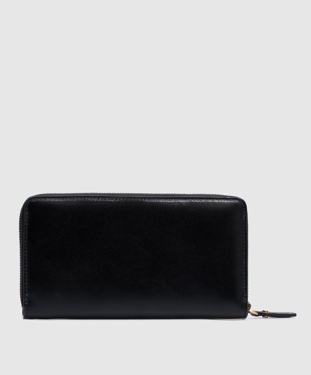 Versace Черный кожаный кошелек Severe 10241881A18568 изображение 2