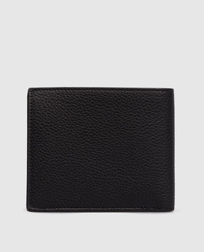 Tom Ford Черный кожаный портмоне с контрастным принтом логотипа Y0278LCL158S