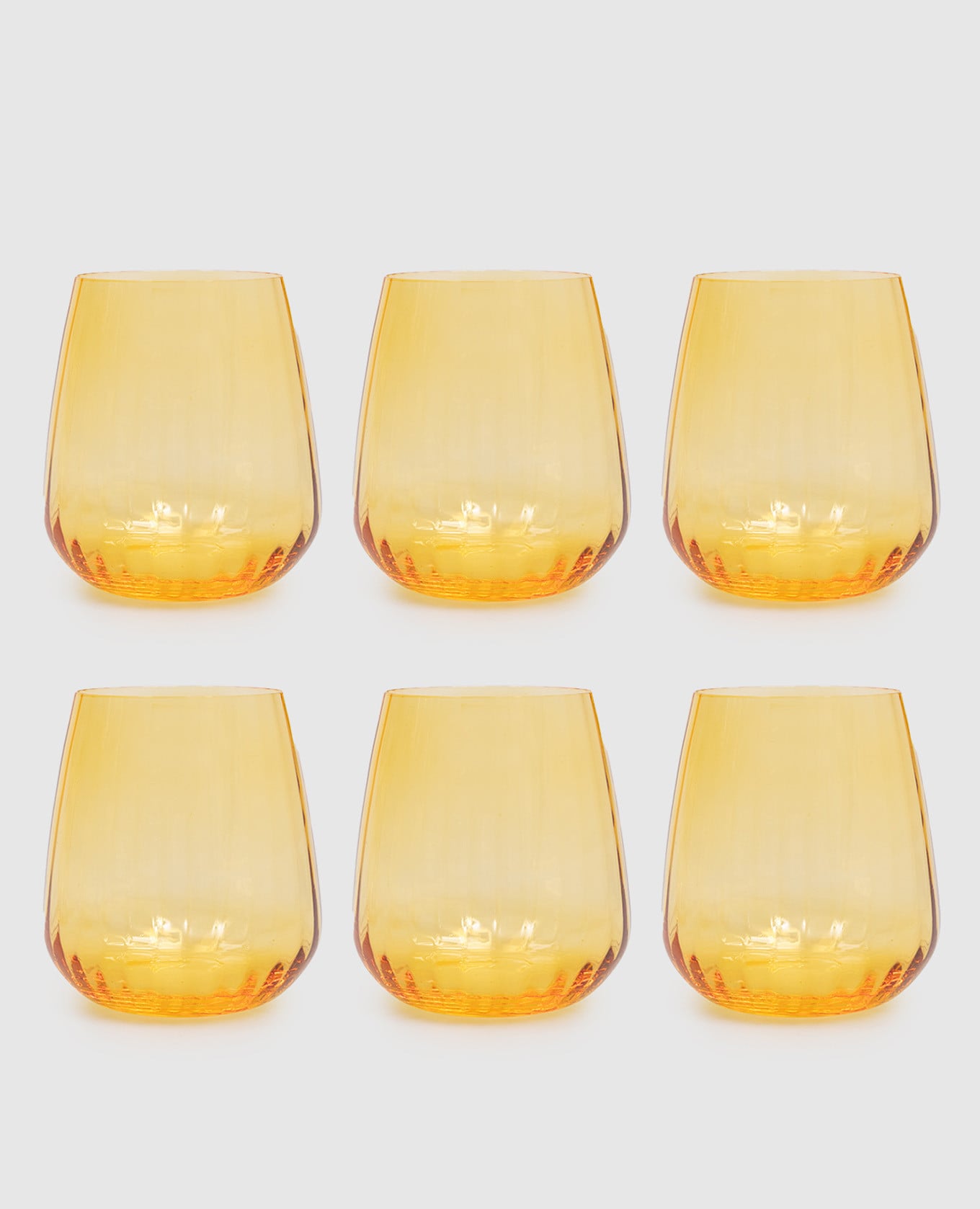 Набор желтых стаканов JOY 6 шт