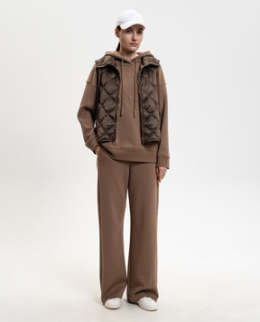 Max Mara Коричневый пуховой жилет REGIC TREGIC