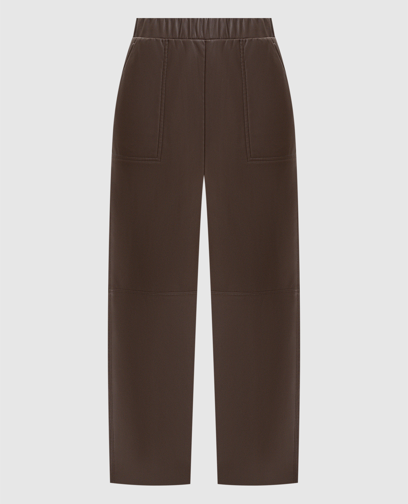 

Коричневые брюки CREATIVO, Коричневый, Зауженные брюки