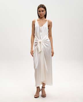 JW Anderson Біла сукня із шовку DR0503PG1897