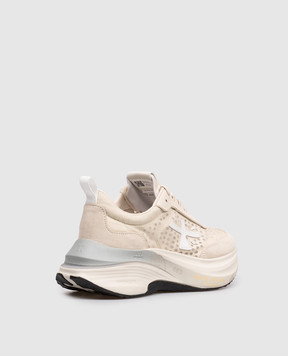 Premiata Бежеві комбіновані кросівки Hill HILL8242