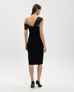 Simkhai Черное платье Mia с открытыми плечами 5251152B