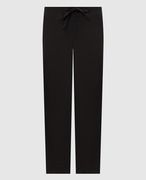 Dolce&Gabbana Черные брюки с шерстью GP264TFUZFG