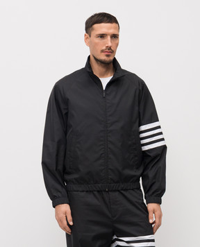 Thom Browne Черная спортивная куртка MJU583CF1095