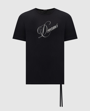 Ann Demeulemeester Чорна футболка Baptist B0013904FA206