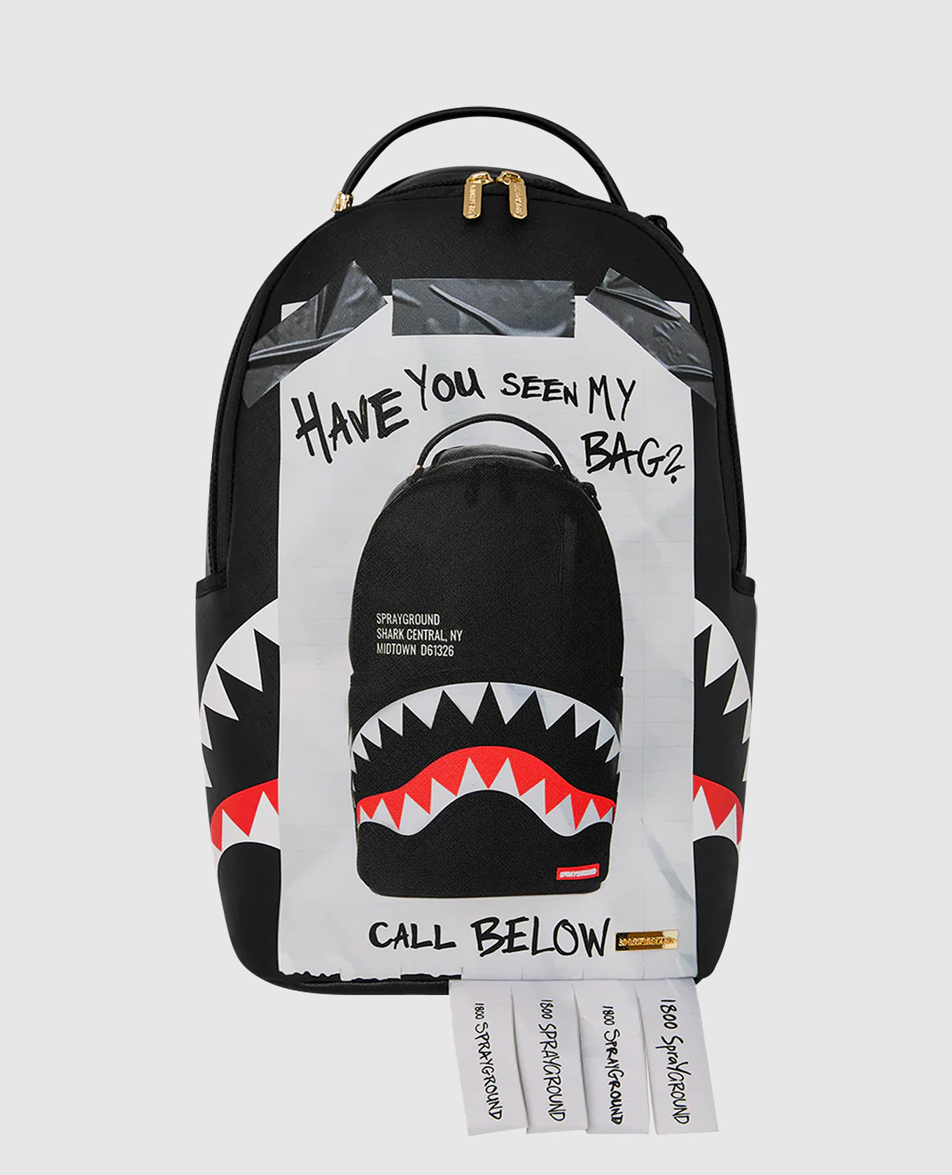 

Детский черный рюкзак HAVE YOU SEEN MY BAG, Рюкзаки