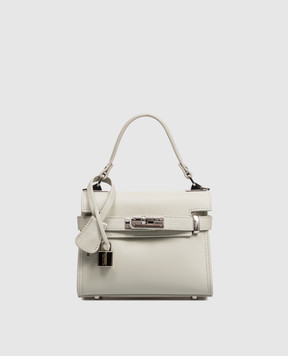 Gianni Notaro Зелена шкіряна сумка Dollaro 098DOLLARONIKEL