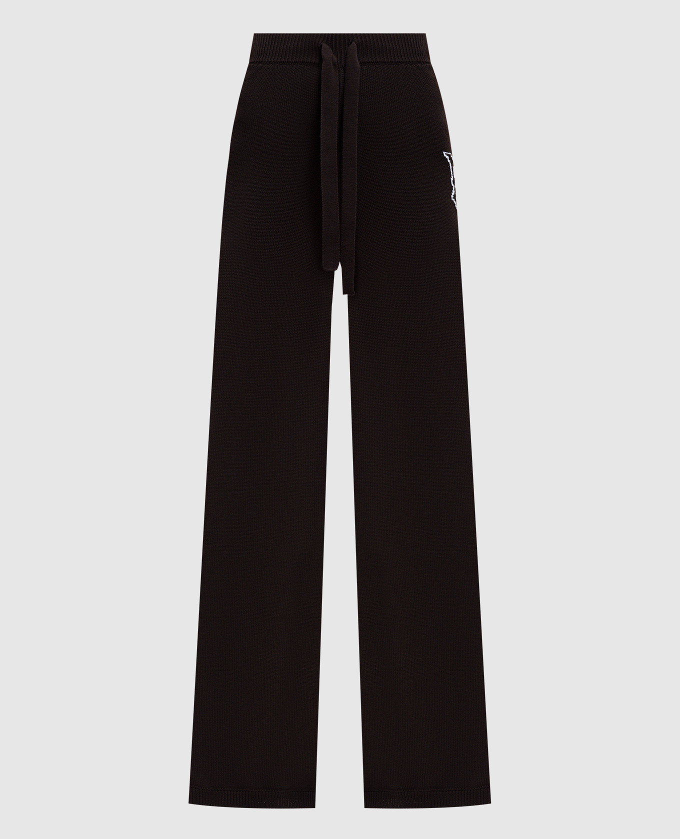 

Коричневые спортивные штаны ICON из шерсти с монограммой, Коричневый, Спортивные штаны