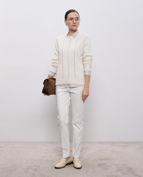 Peserico Білі джинси M04726T008500