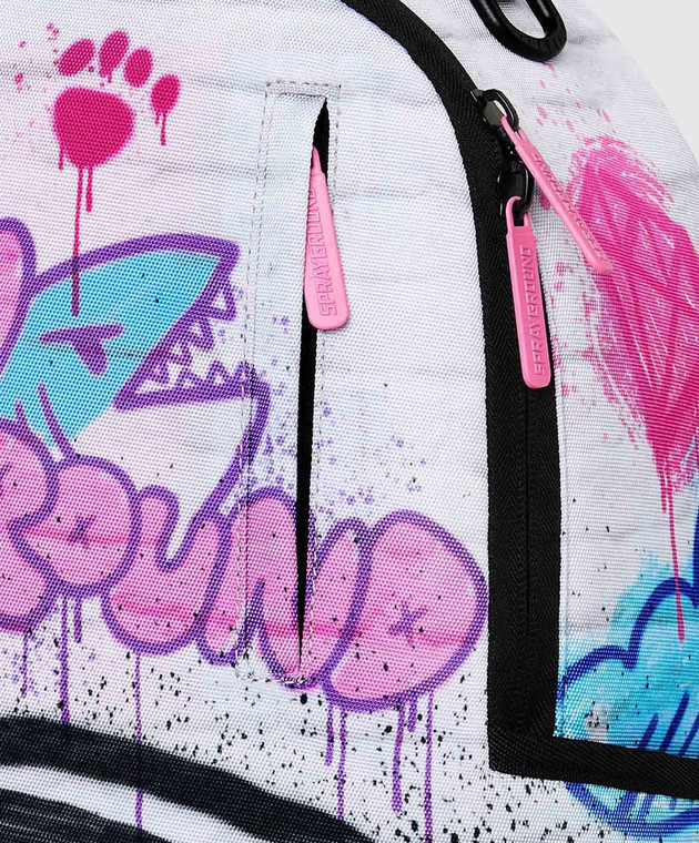 Sprayground Детский серый рюкзак PINK PANTHER HEIST MURAL 910B9134NSZ изображение 4