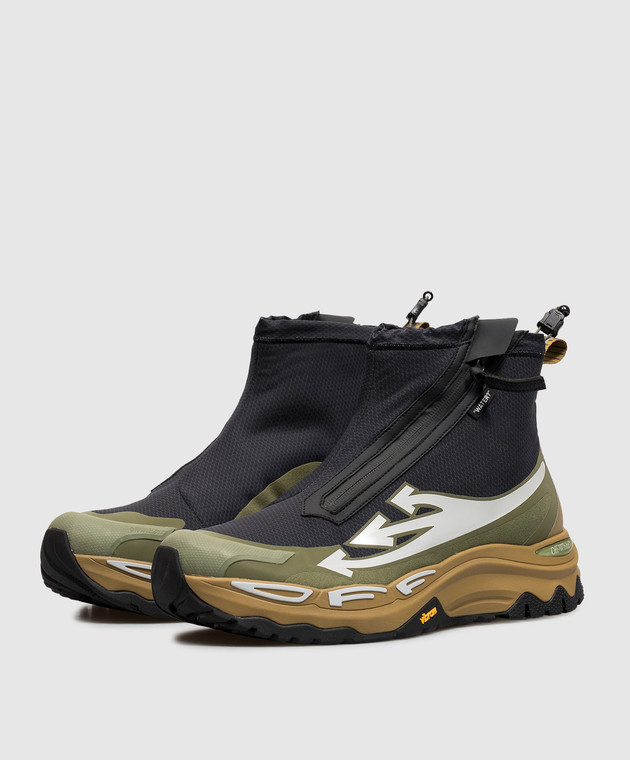 Off-White Чорні хайтопи Be Right Back Trail OF05802310 зображення 2