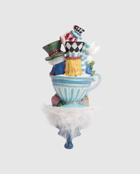 Kurt Adler Ялинкова прикраса Alice&Friends Tea Party Hat HAT0006
