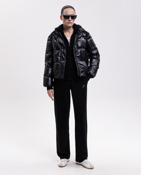 Sporty & Rich Чорні штани з кашеміру та вовни PA02782327BA01