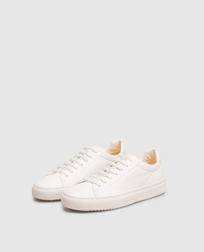 Doucal's Білі шкіряні кеди з логотипом DD8901JESSUF281