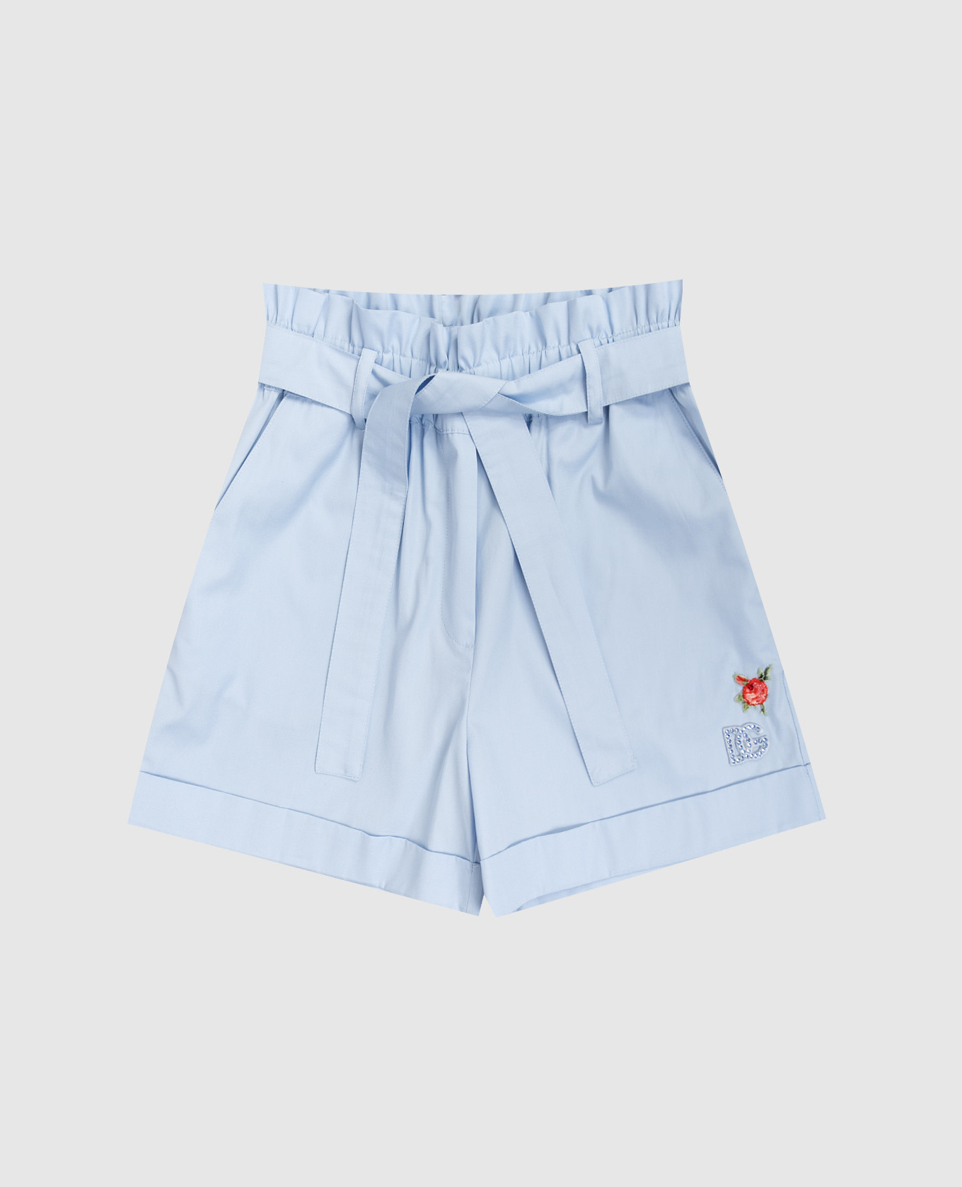 

Детские голубые шорты, Голубой, Шорты