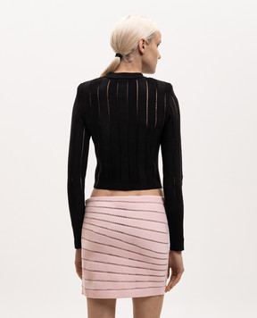 Balmain Черный кардиган Fléchage HF1KL459KK34