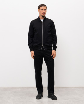 CAPOBIANCO Чорний спортивний костюм з пластиною логотипа 20M451BI0020M708BI00