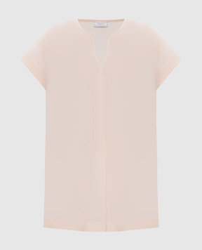 Peserico Розовый топ из шелка A0688907325