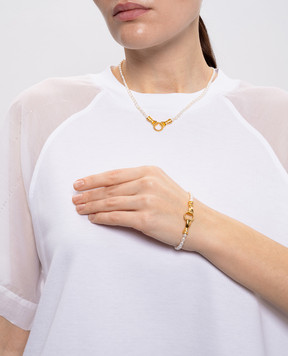 Missoma Белый браслет Harris Reed In Good Hands HRGB4WP