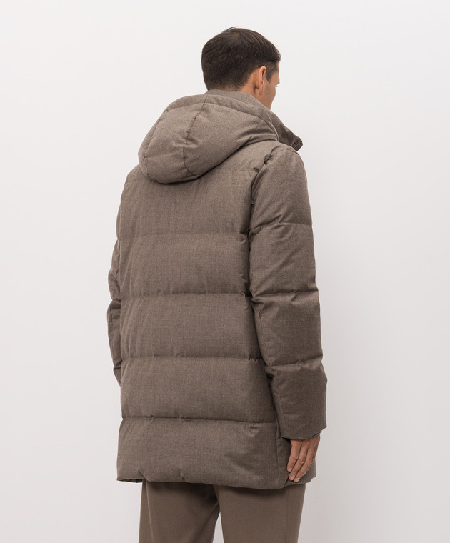 Peserico Коричневый пуховик с шерстью R52244D2574 изображение 4