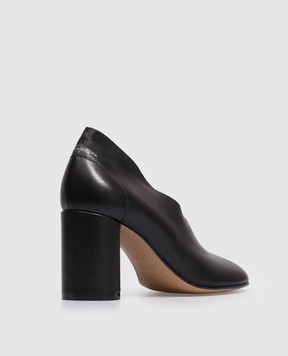 Maison Margiela MM6 Чорні шкіряні туфлі S59WL0107P7557