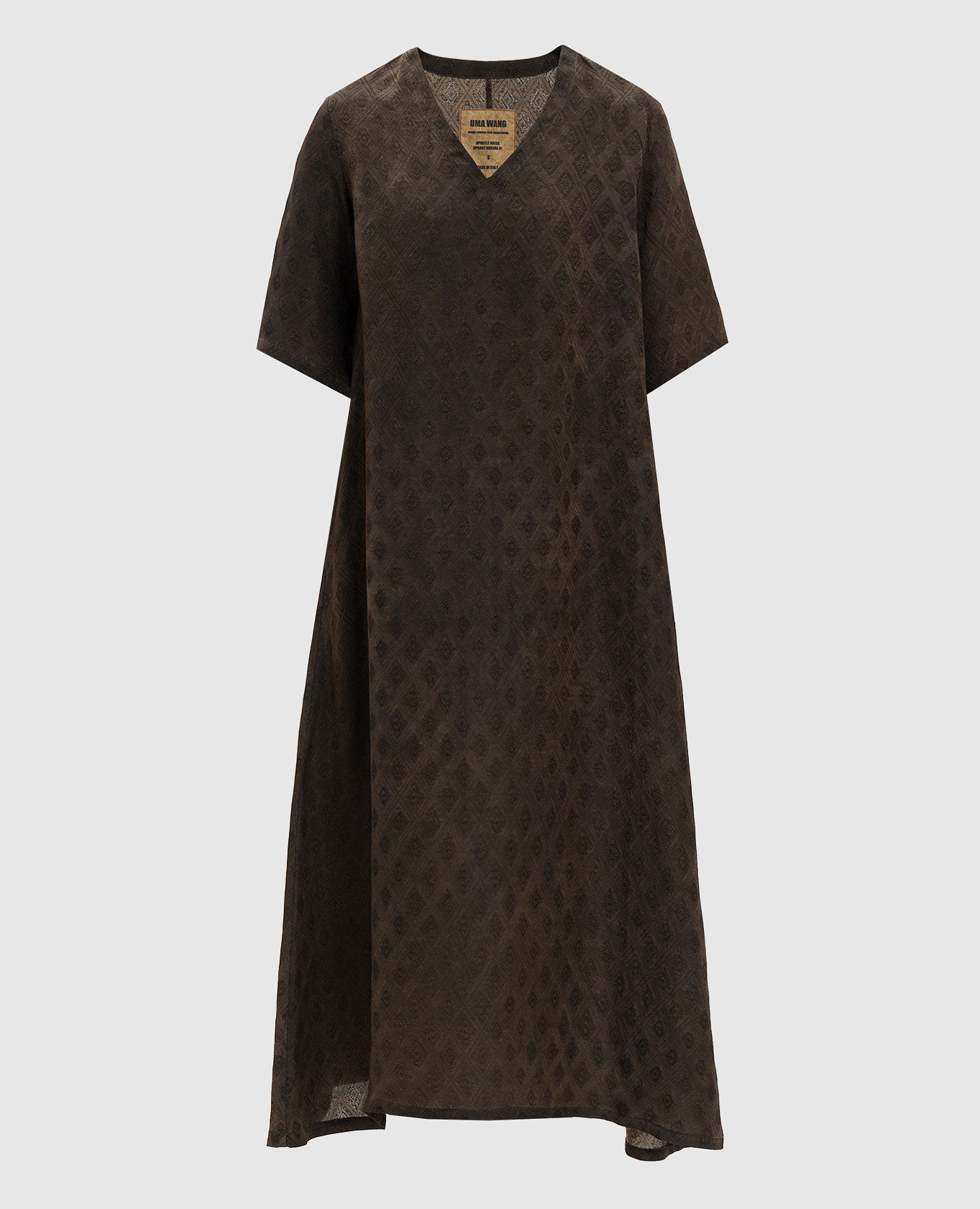 

Коричневое платье Apostle в геометрический узор, Коричневый, Повседневные платья