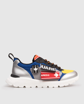 DSQUARED2 Дитячі кросівки з нашивками логотипа 827443640