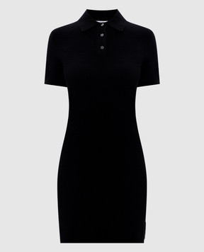 Alexander Wang Чорна сукня-поло з вовною 4KC4256063