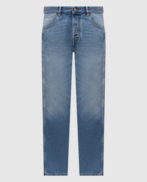 Balmain Синие джинсы с логотип патч HH1ML138DG26