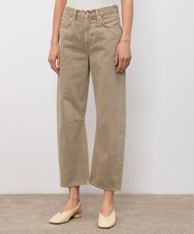 CITIZENS OF HUMANITY Бежевые джинсы Miro с логотипом 2149B1248 изображение 3