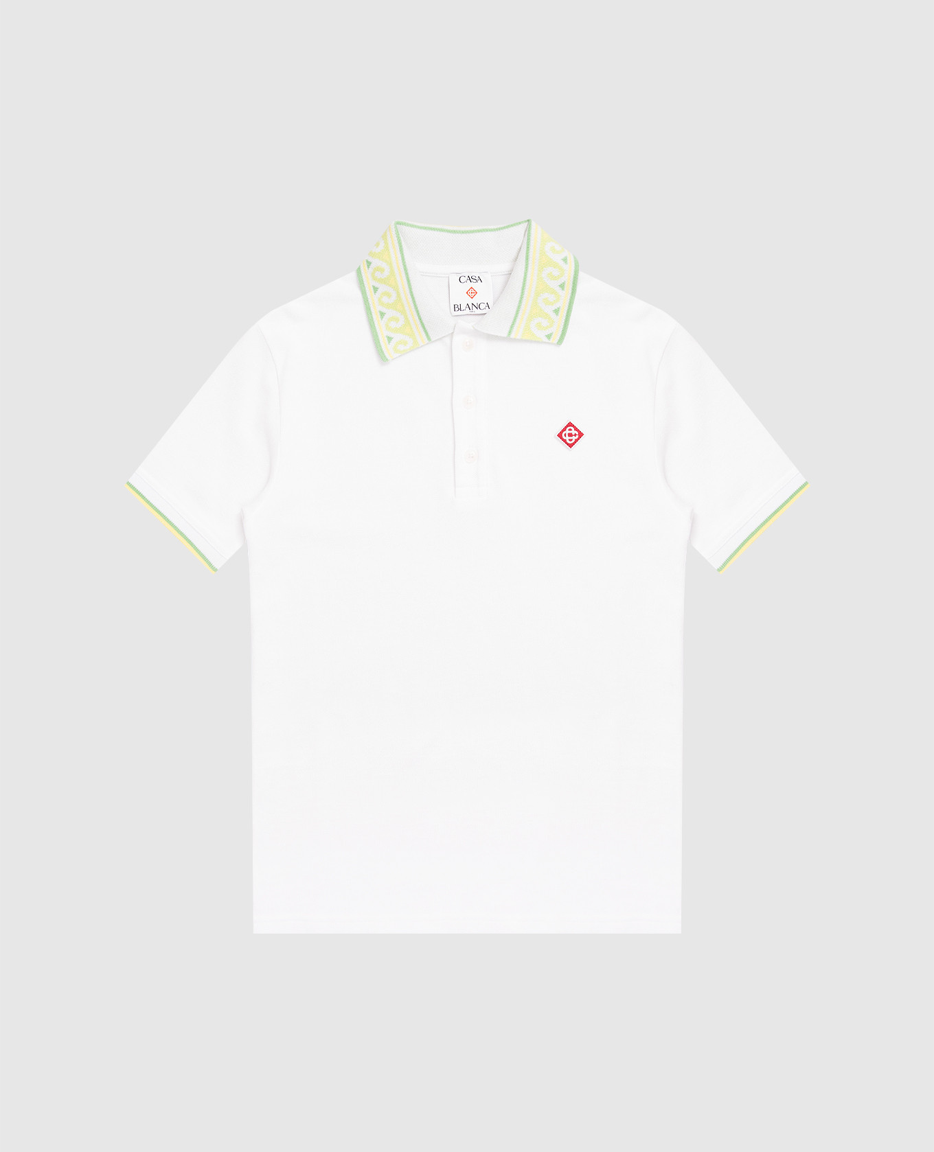 

Детское белое поло, Белый, Поло