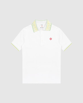 Casablanca Детское белое поло KSP26JTP37001GEXBC