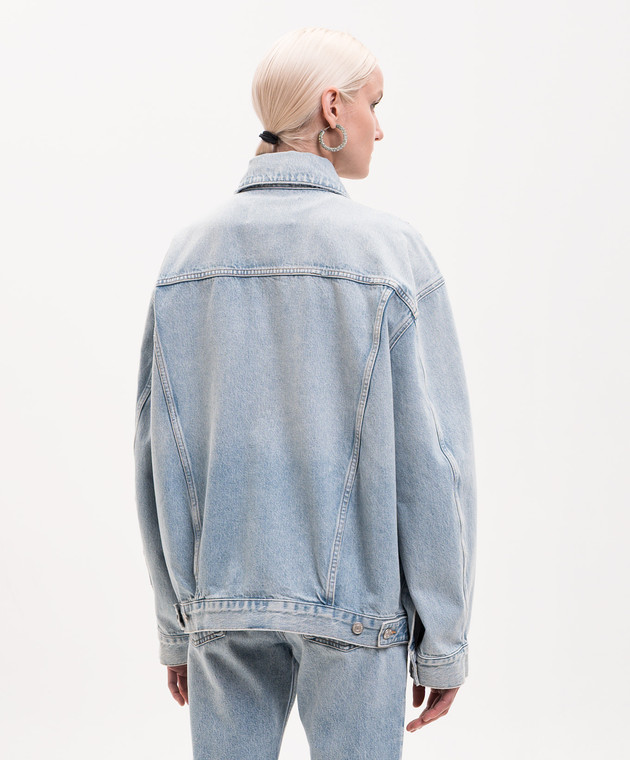 AGOLDE Блакитна джинсова куртка Scroll A51251371 зображення 4