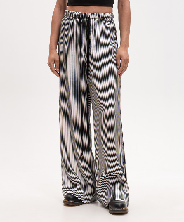 Ann Demeulemeester Брюки Sofi в полоску в пижамном стиле B0014017FA737 изображение 3