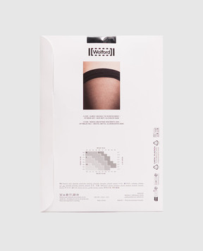 Wolford Чорні панчохи INDIVIDUAL 10 den 21663