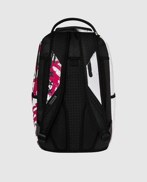 Sprayground Детский белый рюкзак CRASH GRAFF TURBO 910B8809NSZ